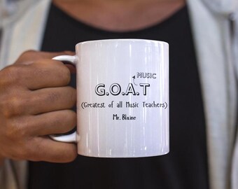 Music Teacher Gift Idea, Greatest Teacher, Male Teacher Gift, Teacher Appreciation Gift, End of Year Gift, Personalised Gift from Student