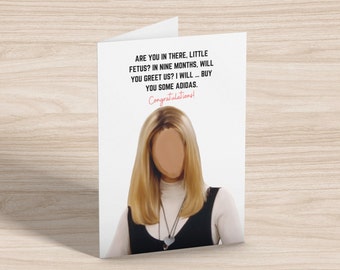 F.R.I.E.N.D.S Inspired New Baby Congratulations Card