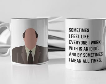 Kevin Malone Mug: The Office US, Funny Co-worker Gift