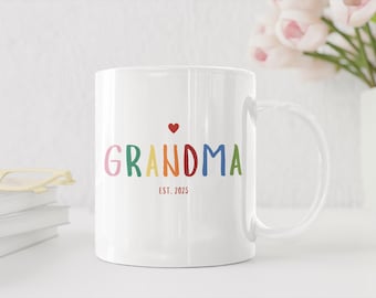 Personalized Grandparents Mug Set: Custom Grandma & Grandpa Gift