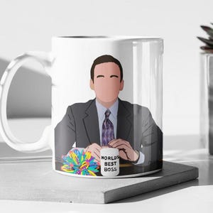 The Office Michael Scott Mug - The Office TV Show Fan Gift, Birthday/Anniversary/Fathers Day/Co-worker gift/Leaving Present/New Parent Gift