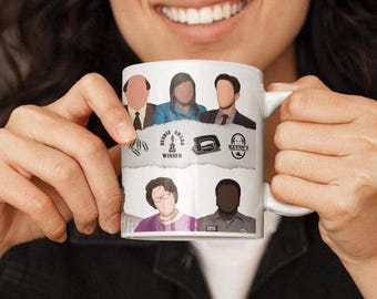 The Office Cast Mug: Dunder Mifflin TV Show Fan Gift