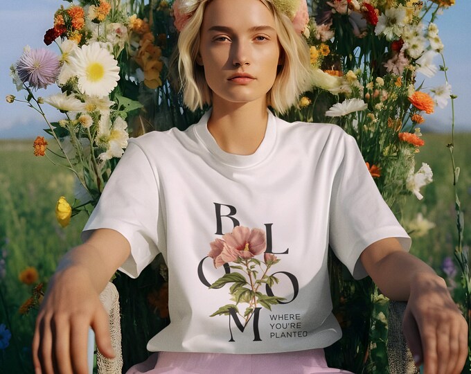 Bloom/ Unisex Heavy Cotton Tee