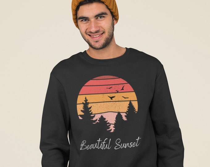 Beautiful Sunset--Men's Sweatshirt