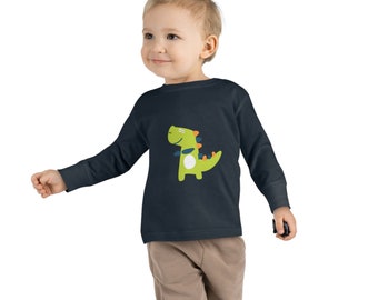 baby Dinosaur-Toddler Long Sleeve Tee