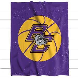 Bloom Carroll Bulldogs Basketball Blanket, Carroll Ohio, Blanket, Stadium Blanket, Bulldogs, Minky Blanket, Blanket, Fall Sports, Basketball
