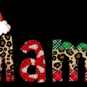 Christmas Names, Personalized, Christmas, Christmas DTF, Personal Design, DTF Print, Ready to Press, Dtf Transfers, Heat Transfer