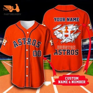  Majestic Blank Back Adult Large Houston Astros 2