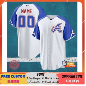 Chicago Cubs Customized Nike City Connect Replica Jersey X-Large