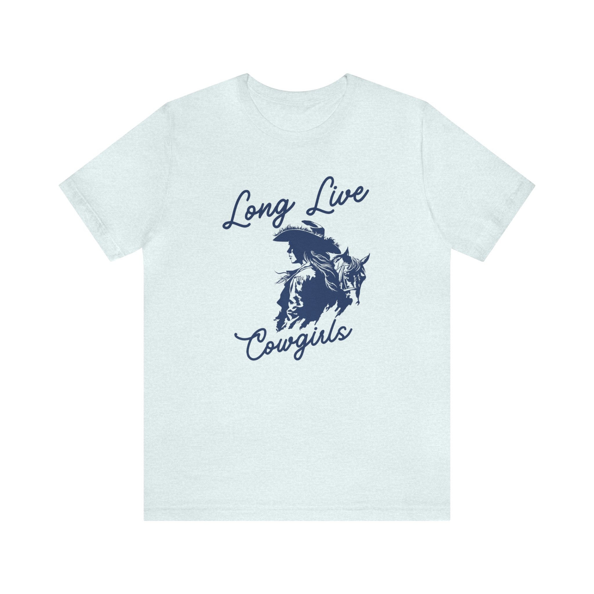 Charming Cropped Long Live Cowboy Tee main image 0