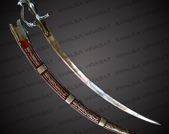 Taksali Kirpan, Big Kirpan, Sikh Sword, Talvar, Sikh Shastar, Sikh Gift Items,