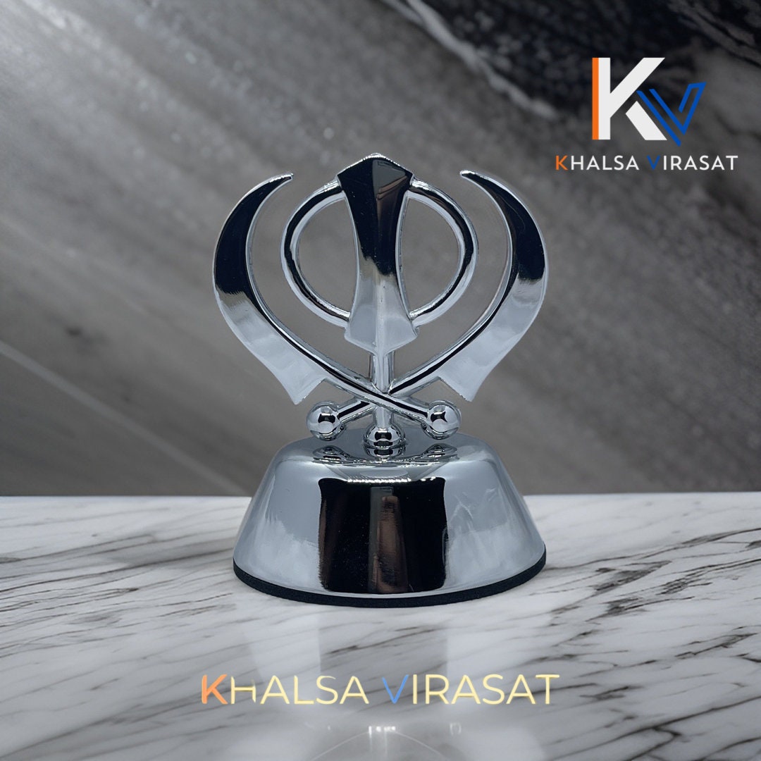 Khanda Truck Dashboard Idol, Sikh Car Decor, Car Accessories, Sikh
