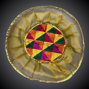 Lap Cover Set of 2, Wedding Accessories, Bride & Groom Shagun Drawstring Bags, Indian Wedding Items