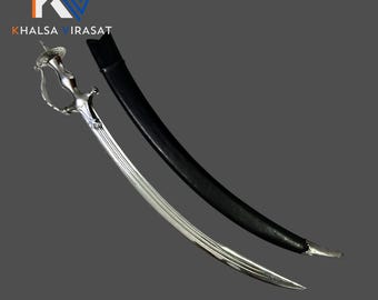 Taksali Tega, Big Sarbloh Kirpan, Sikh Sword, Talvar, Sikh shastar, Sikh Items,