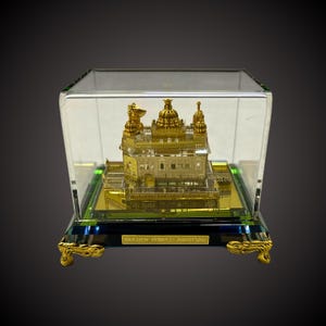 黄金寺院 24K メッキ、シク教寺院、アムリトサルのスリ ダルバール サーヒブ、シク教のギフト アイテム、