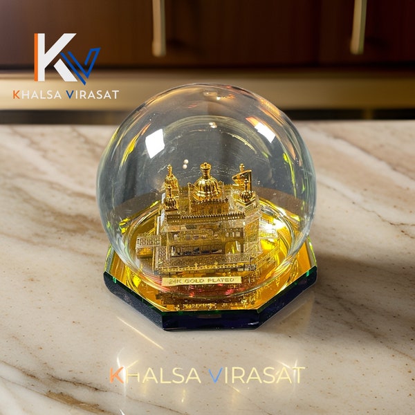 The Golden Temple 24K Plated, Sikh Temple, Sri Darbar Sahib Amritsar, Sikh Gift items,