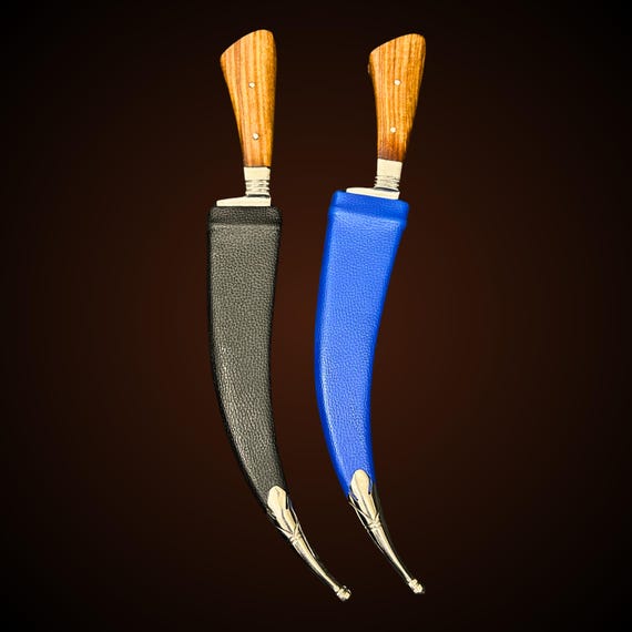 Pesh Kabz, Hand Made Sarbhloh Khanjar, 12 Inches Sikh Kirpan