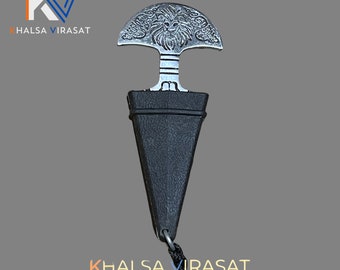 Katar Necklace, Sikh Shastar, Sarbhloh Sikh blade, Khanjar, kamani katar, Sikh Gift items,