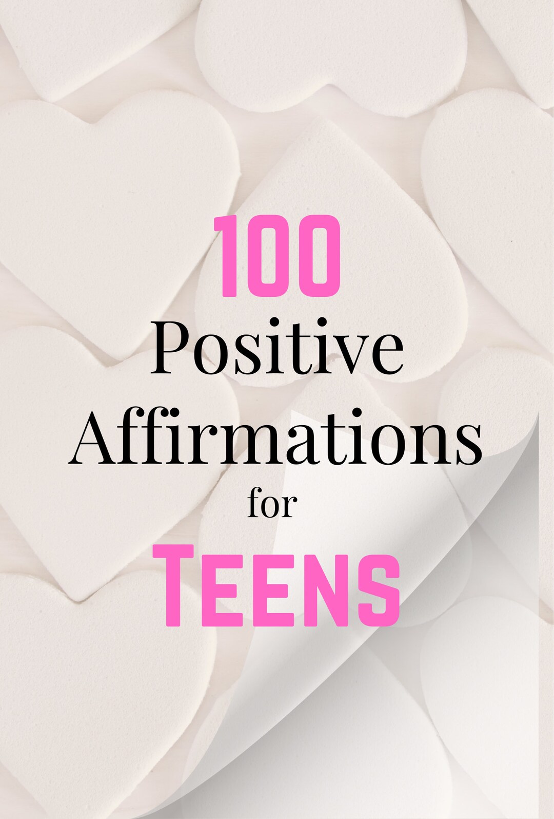Positive Affirmations for Teens Workbook | Printable+editable Workbook for Teens - Etsy