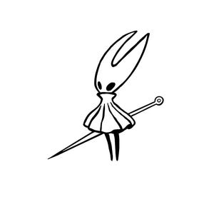 Hollow Knight Hornet Vinyl Decal Sticker | Silksong