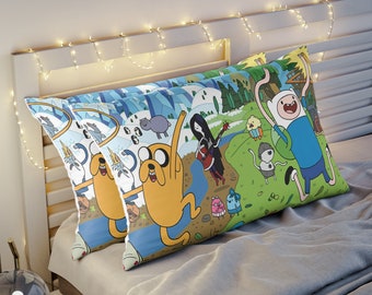 Adventure Time, Adventure Time Pillow, Adventure Time Home Decor, Adventure Time Finn, Adventure Time Jake, Adventure Time Gifts