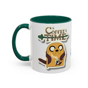 Adventure Time Mug, Dog Jake Mug, Finn Mug, Cartoon Mug, Adventure Time Finn Mug, Adnventure Time, Adventure Time Cup, Adventure Time Gift