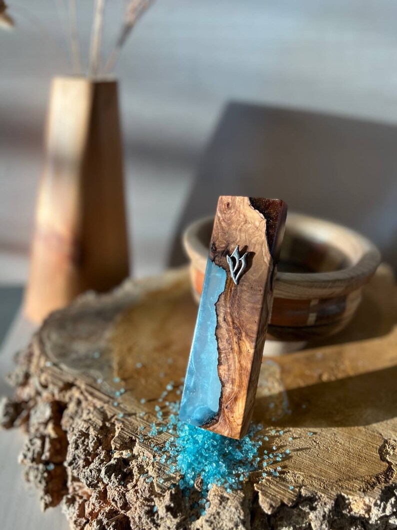 Handmade Mezuzah 6810 Inch Israel Jewish Mezuzah Etsy