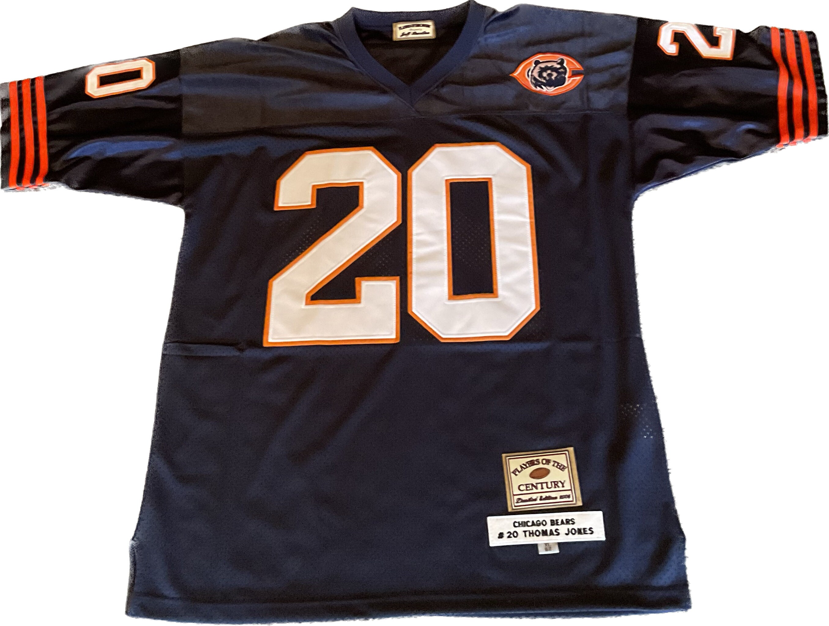 70 s ★ ガッチャ トレーナー ジミーズ ゴードン＆スミス ビンテージ Players of the Century Chicago Bears Thomas Jones #20 Throwback