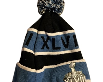 Neu Superbowl XLVIII Beanie Mütze Einheitsgröße