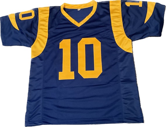 Unsigned Custom Stitched Cooper Kupp #10 La Rams Jersey Too!