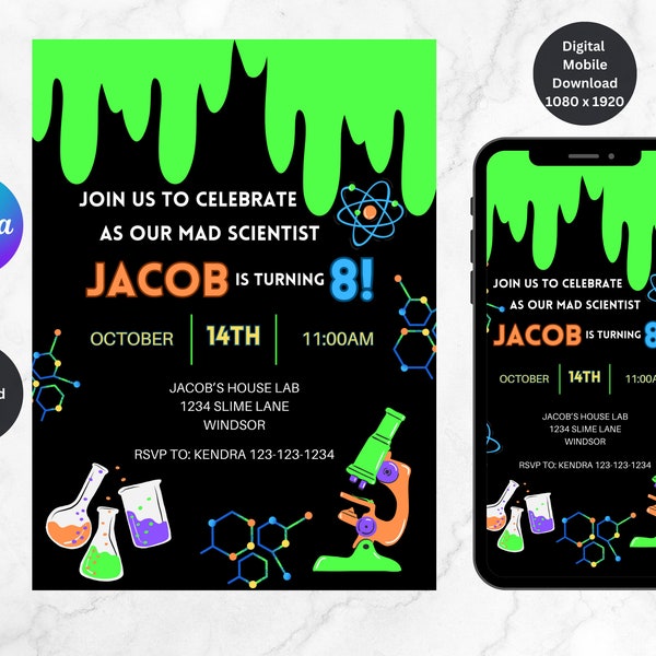Mad Scientist Party - Etsy