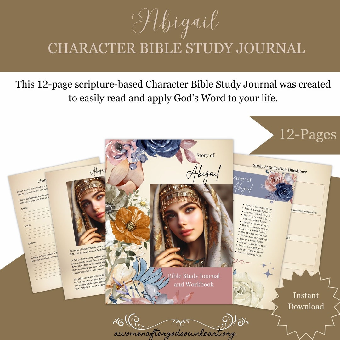 Digital Bible Study Journal for Women | Printable Bible Study Journal ...