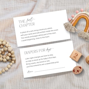Minimalistische luierloterijinzet, eerste hoofdstukboeken voor baby, boeken voor baby minimaal, zwart-wit kaart met details babyshower, LLP244