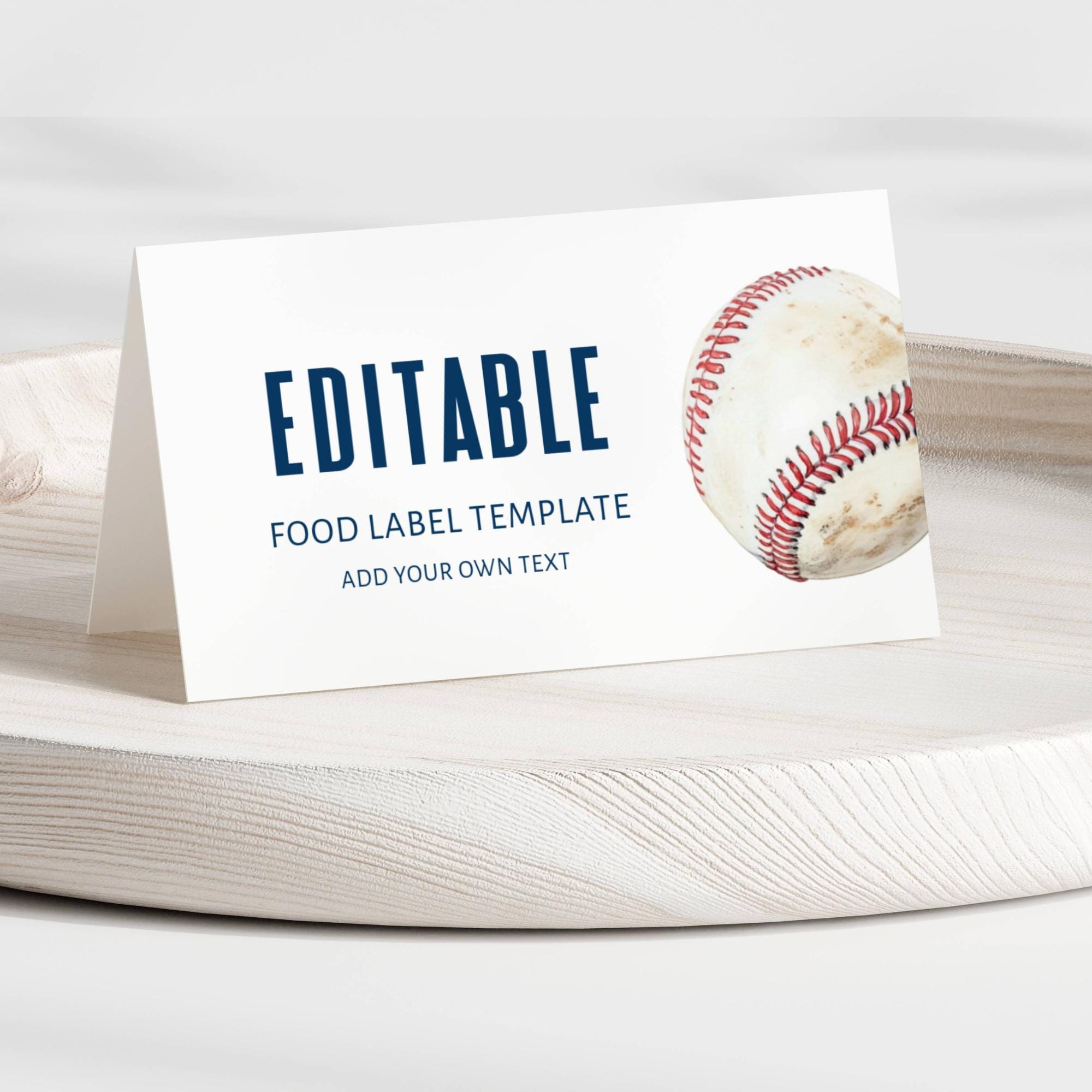 Baseball Menu Labels Baseball Birthday Food Label Card, Food Tent Baseball, Little Slugger ...