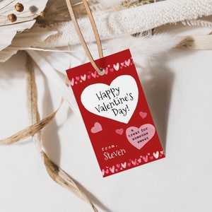 Valentine&#39;s Day Tag, Kids Valentine Treat Tags, Classroom Valentine Treats, Sweet Treat Printable, Valentine Favors Tag, Printable Treat Tag