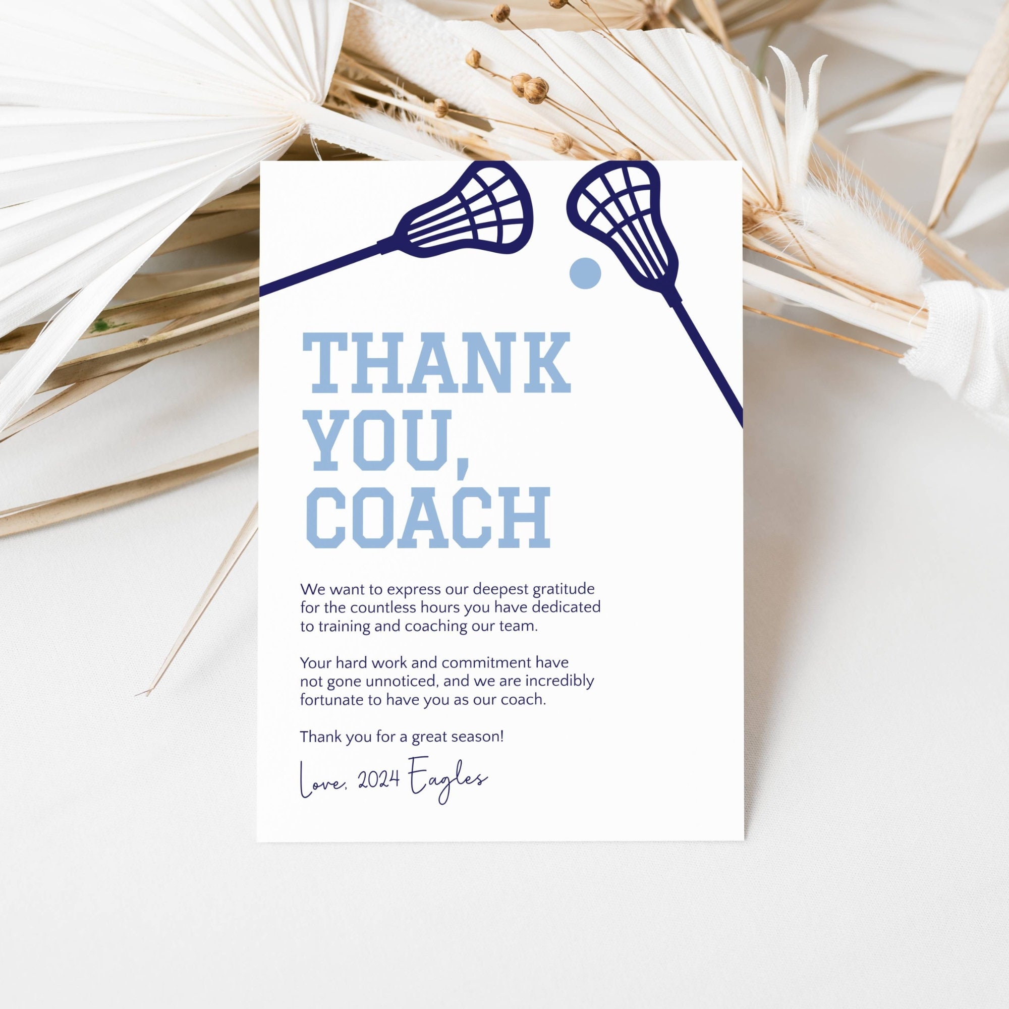 Coach Thank You Card Template - Il Fullxfull.5990544218 903r 