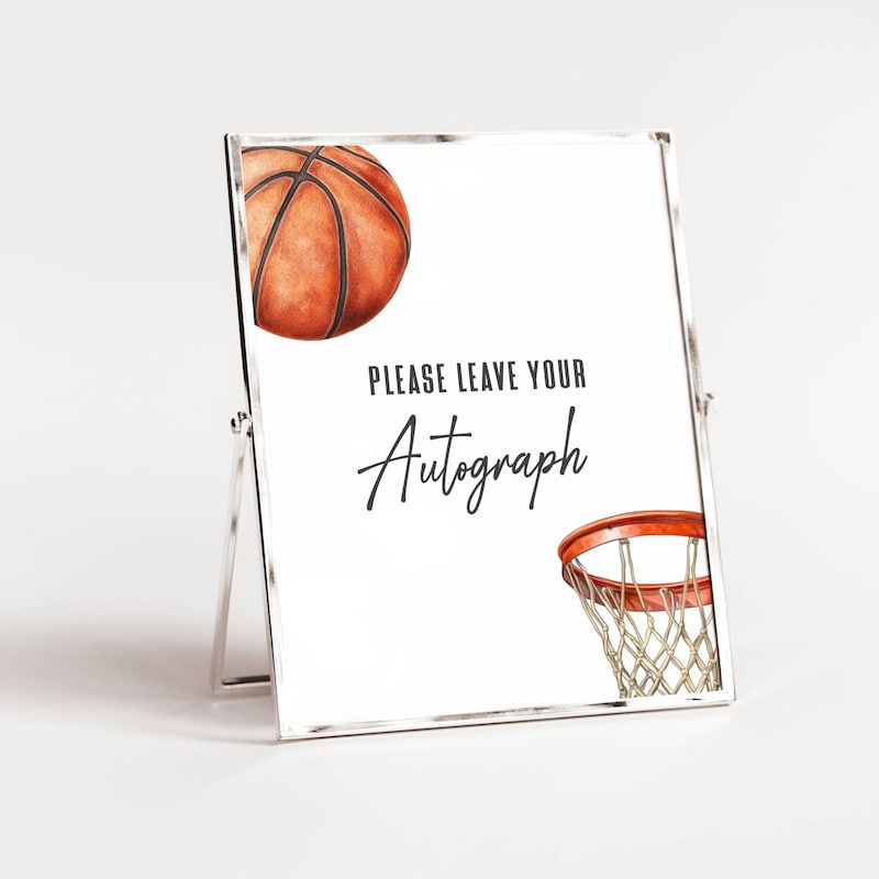 Basketball Signs Printables - Etsy