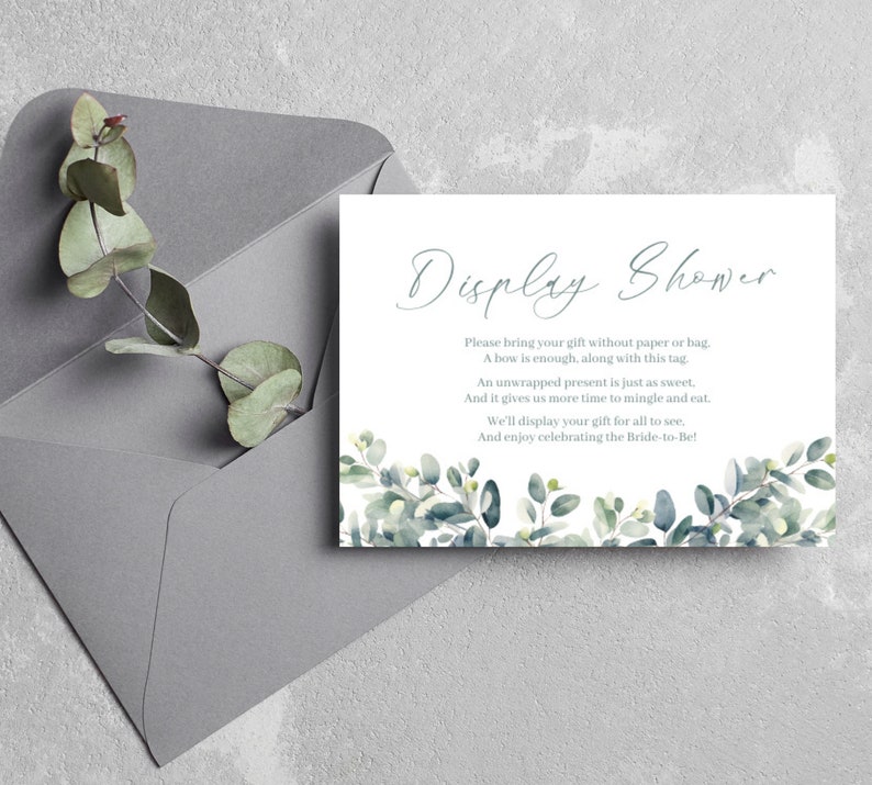 Unwrapped Gift Invitation, Instant Download, Bridal Shower Card