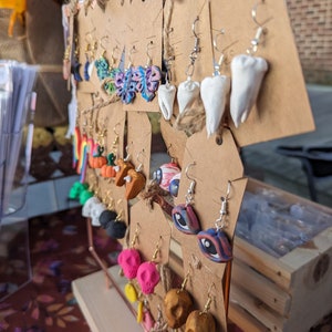 Herfst/Halloween polymeerklei oorbellen