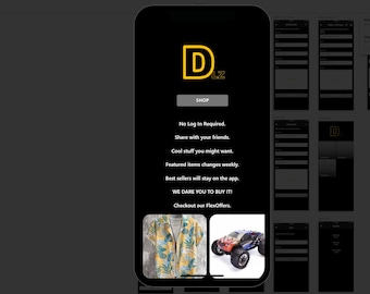 Deals DLZ Adalo App Template – No-Code Shopping Showcase