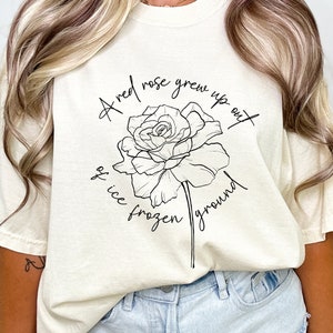 Taylor Lyric Rose Shirt, Swiftie Lyrics Gift Shirt, Eras Tour Swift Gift, Floral T-Swift Shirt, Swiftie Merch Gift Shirt, Fan Gift Swiftie