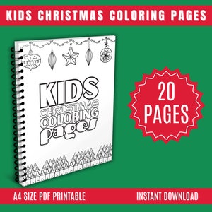 Festive Kids&#39; Coloring Pack: Christmas Pages for Holiday Fun, Creative Xmas Coloring Sheets