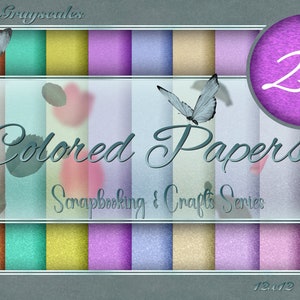 Printable paper backgrounds, Digital Paper for scrapbooking, crafts, invitations, albums, cards, paper crafts, Digital Paper, Colored Paper