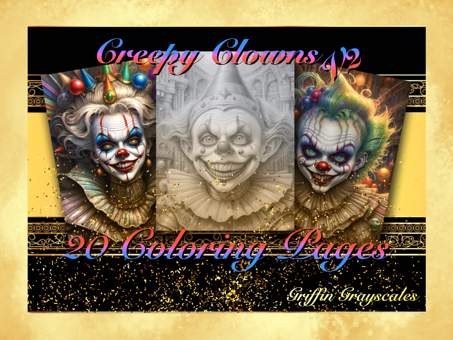 Coloring Pages for Adults Grayscale Coloring Book Grayscale - Etsy
