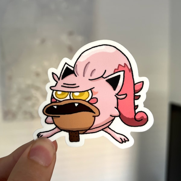 ScreamGar 3" Sticker - SpongeBob + Pokemon Mashup