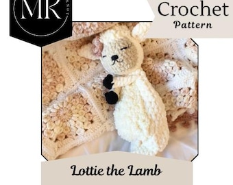 Lottie Lamb-haakpatroon: amigurumi lovey (pdf-patroon)