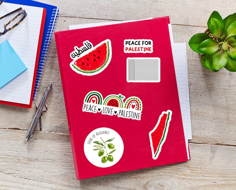 Palestine Stickers Peace for Palestine Stickers for Laptop, Phone