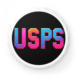 Stylish Bottle Opener with USPS Design | Unique Bottle Opener, Gift for Beer Lovers, Barware, Custom Opener, Home Bartending Tool