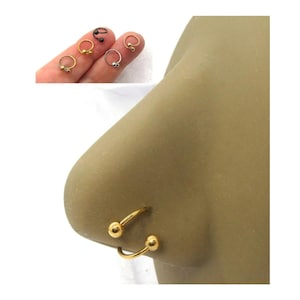 Złoty Czarny Srebrny Kolczyk do nosa Kolczyk do nosa Skręcony kolczyk do nosa 20g Kolczyk do nosa 20g Kolczyk do nosa 18g Kolczyk do nosa 18g