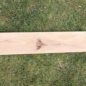 Pure White Oak Floating Shelf: Decorative Wall Shelves (1.5-2&quot; Thick)